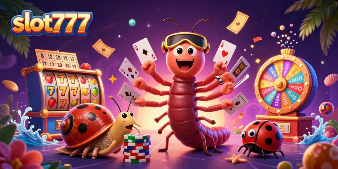 Experience the excitement of slot777 with vibrant characters and lively gaming elements.