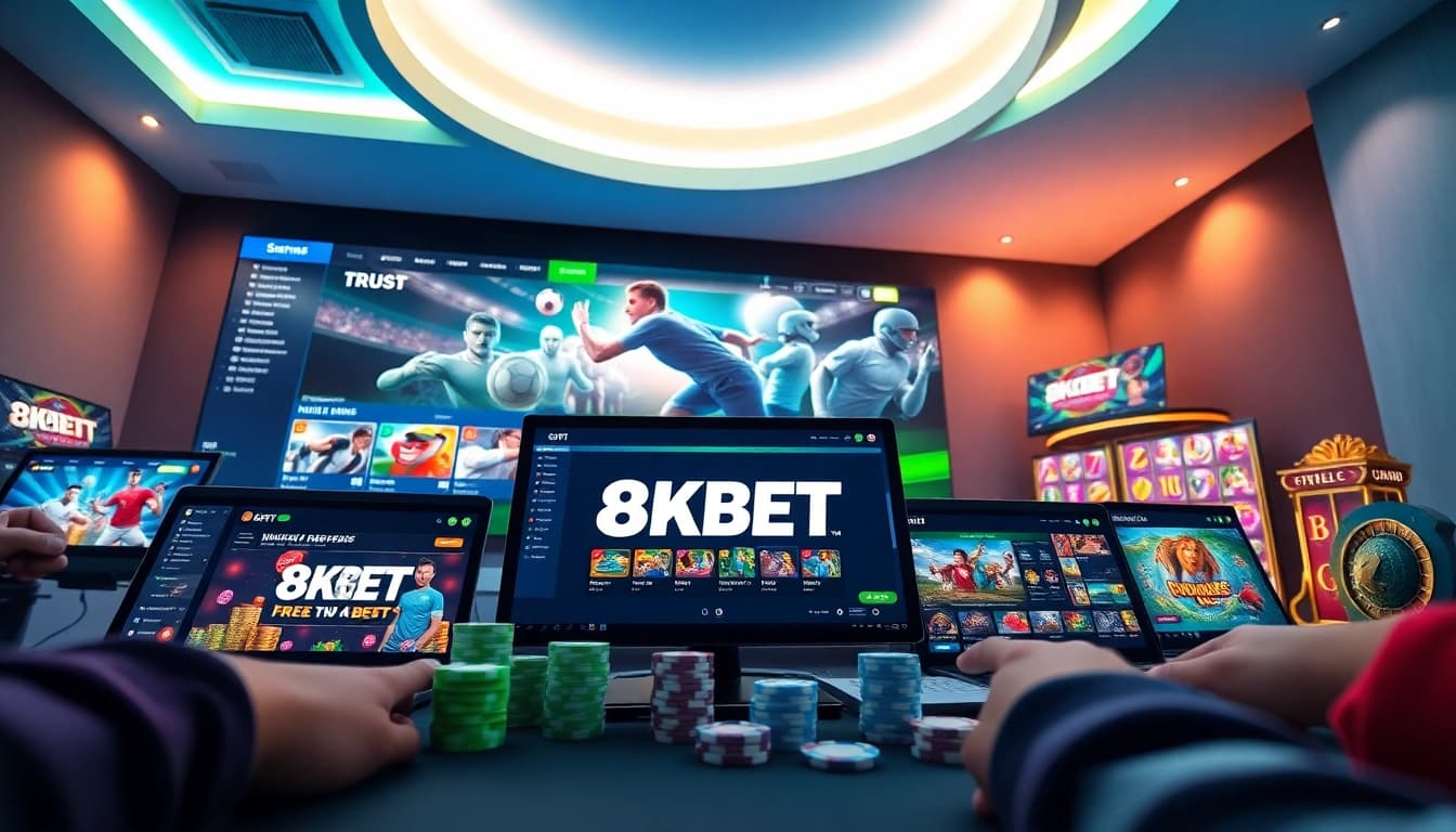 8KBET online betting platform showcasing vibrant games and community engagement.