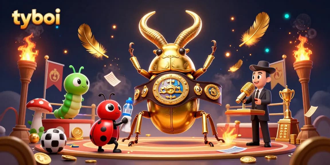 Experience thrilling sports betting action with tyboi at a dynamic casino scene featuring engaging characters.