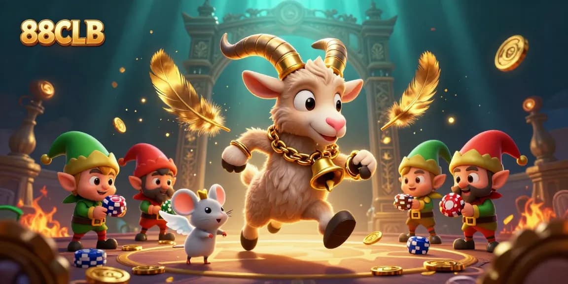 Engage in thrilling casino action at 88CLB with vibrant characters and game elements.