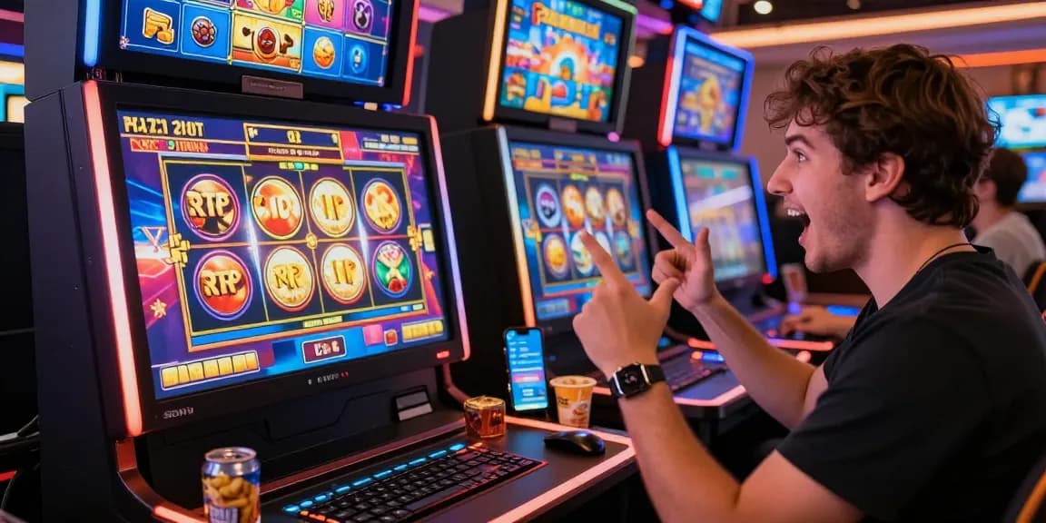 Pengalaman bermain RTP slot online dengan suasana kasino virtual yang ceria dan mengasyikkan.