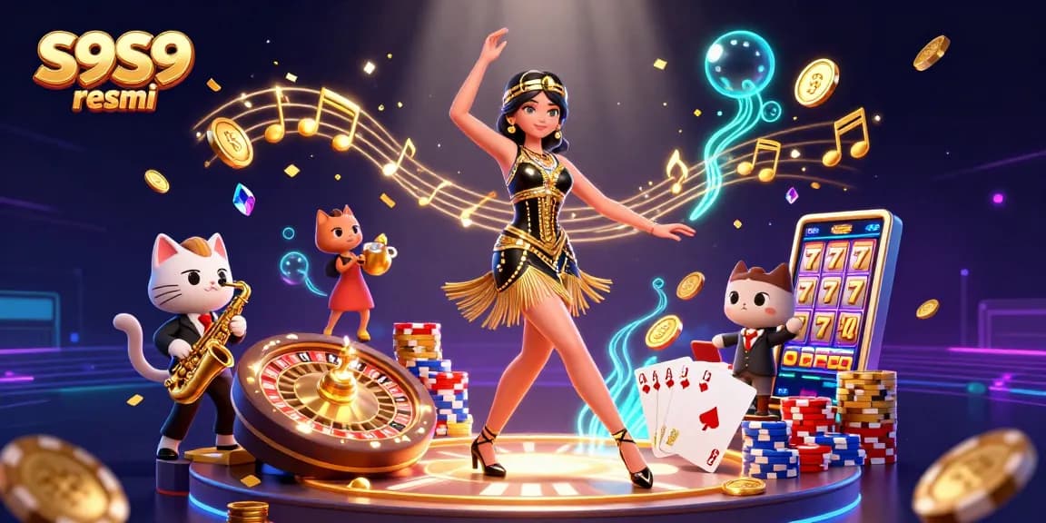Play games and win at S9S9 resmi with exciting slots, cards, and vibrant casino elements.