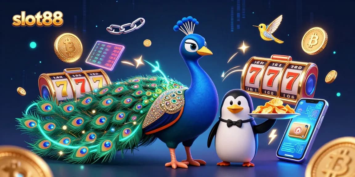 Spin to win on slot88 with colorful slot reels and a dazzling jackpot display.