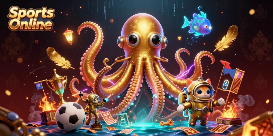 Engage with Sports Online through thrilling instant betting, showcasing dynamic characters and elements.