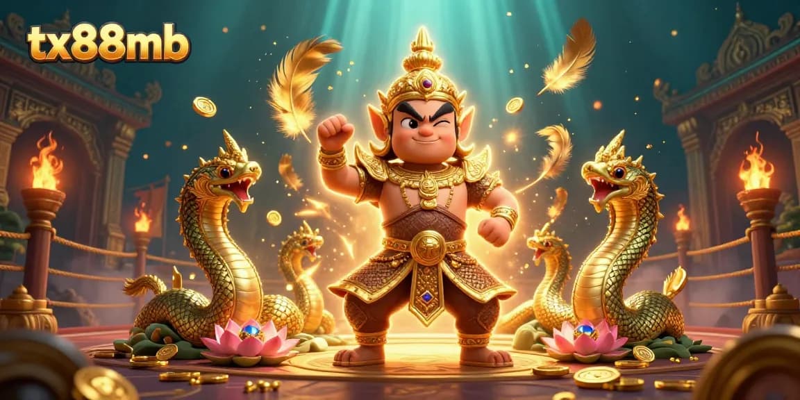 Experience the thrilling action at tx88mb with brilliant casino-themed 3D illustration full of vibrant details.