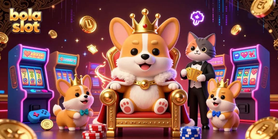 Experience the excitement of bola slot with vibrant 3D characters and casino elements flourishing in a dynamic scene.