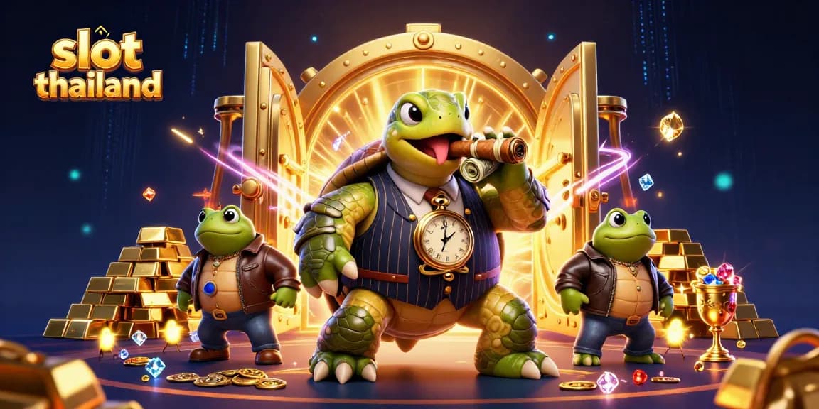 Spin the reels in slot thailand while enjoying vibrant casino excitement with cartoon characters.