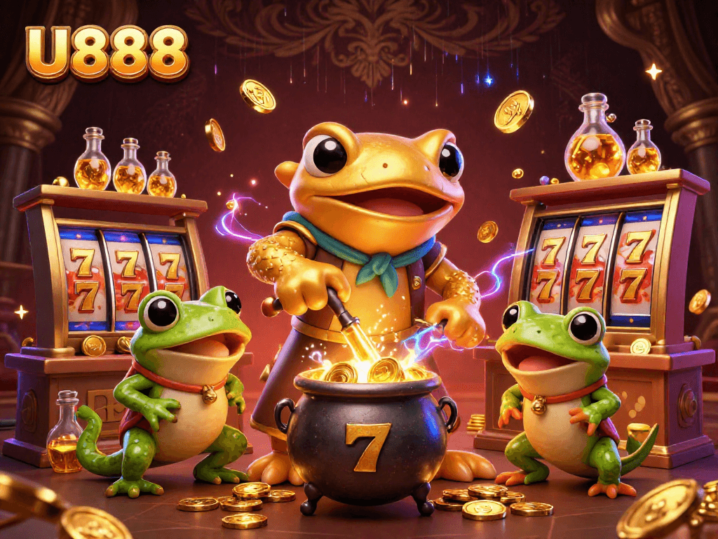 U888 players enjoy a vibrant casino adventure with golden salamander alchemist in action.