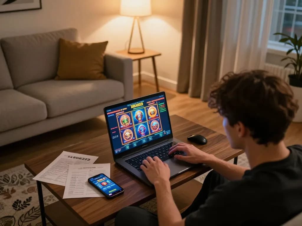 ZEUS222 online gaming setup showcasing exciting slot options for players.