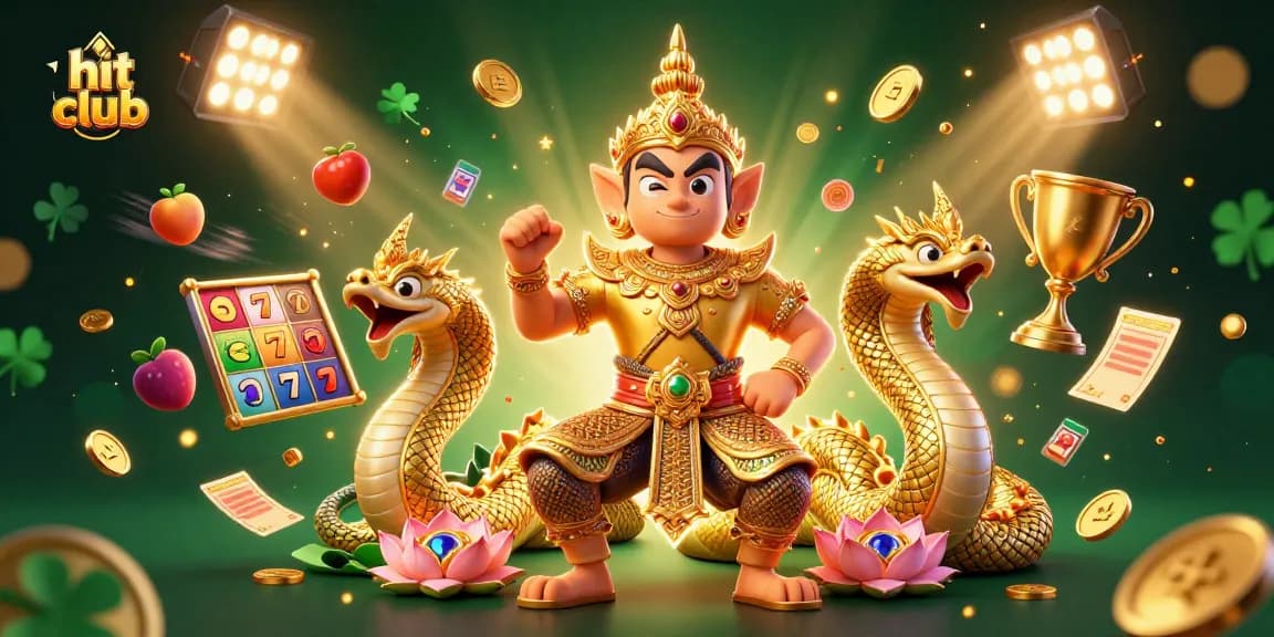 Join the hit club and win big with vibrant casino action in this immersive gaming scene.