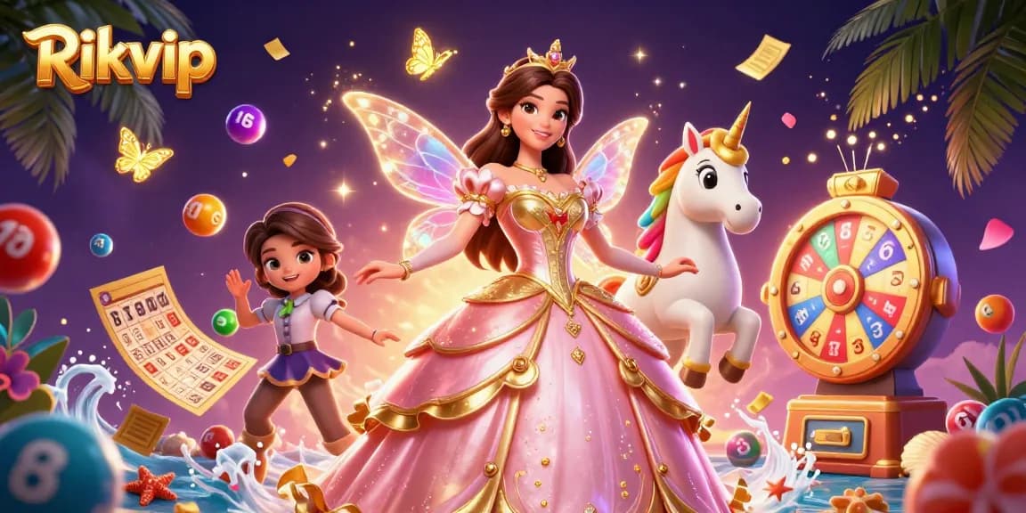 Play thrilling games at Rikvip with colorful lottery elements and enchanting characters.
