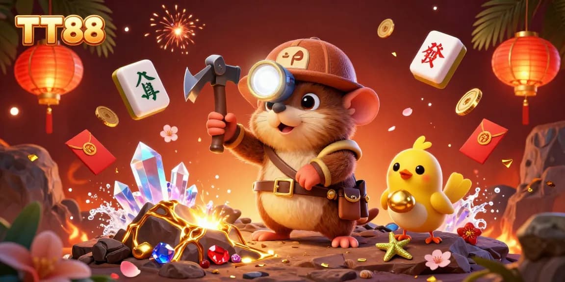 Enjoy thrilling gaming experiences at TT88 with vibrant treasure hunting action and casino elements.