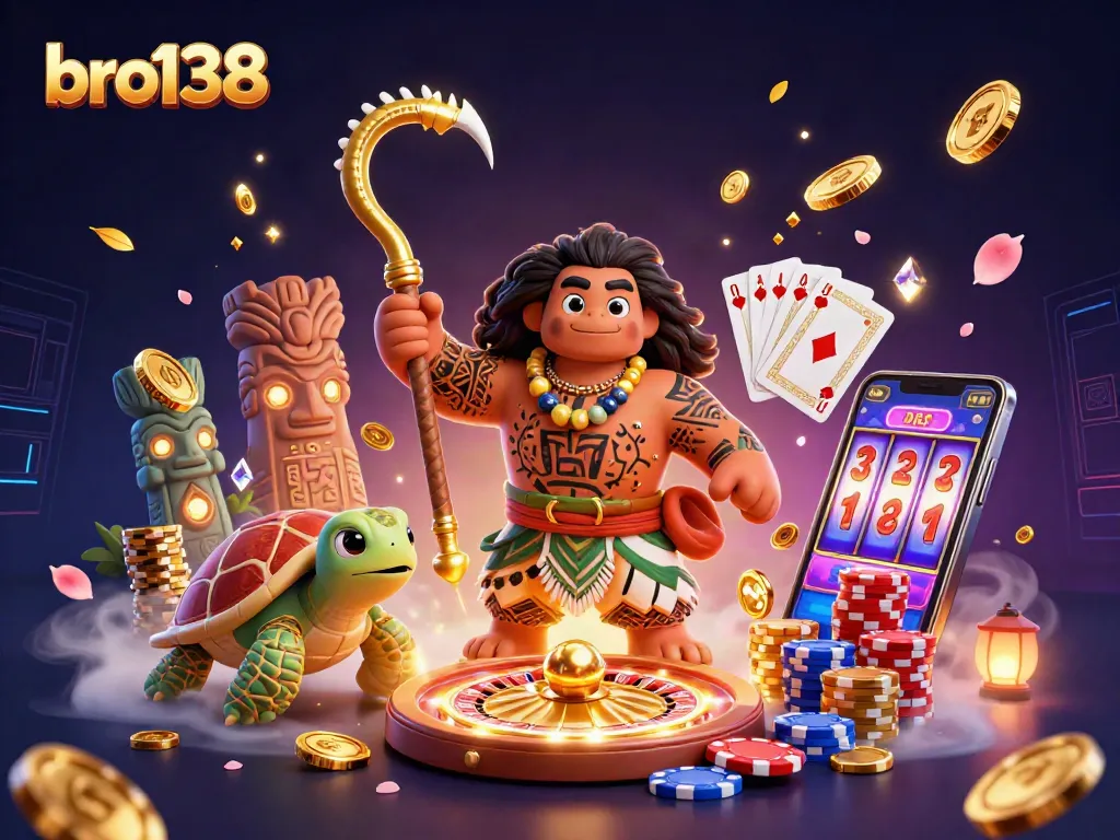 Engage with bro138's thrilling gaming experience through vibrant casino action and dynamic play.