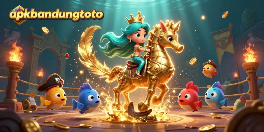 Engage with apkbandungtoto in a vibrant underwater casino world filled with treasures and excitement.