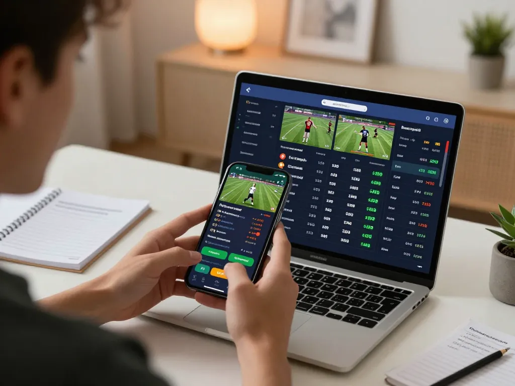 Engaging mobile sports betting experience at https://vaobet.locker/ with live odds on smartphone