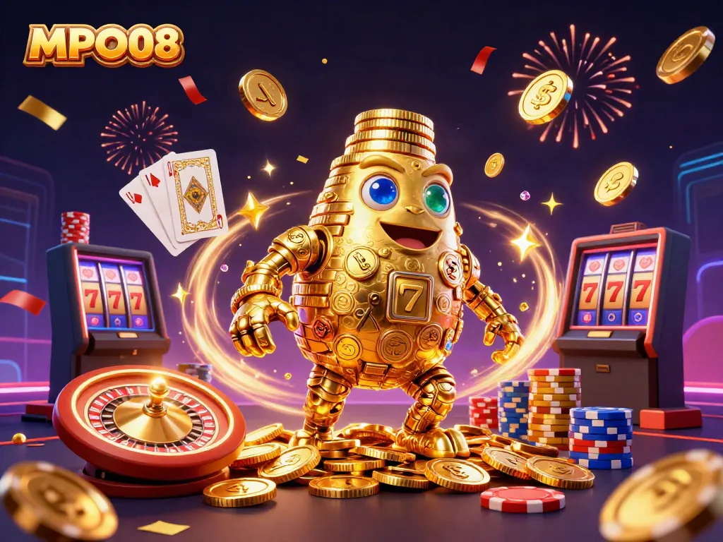 Experience big wins with MPO08's vibrant casino energy and rich gaming elements.