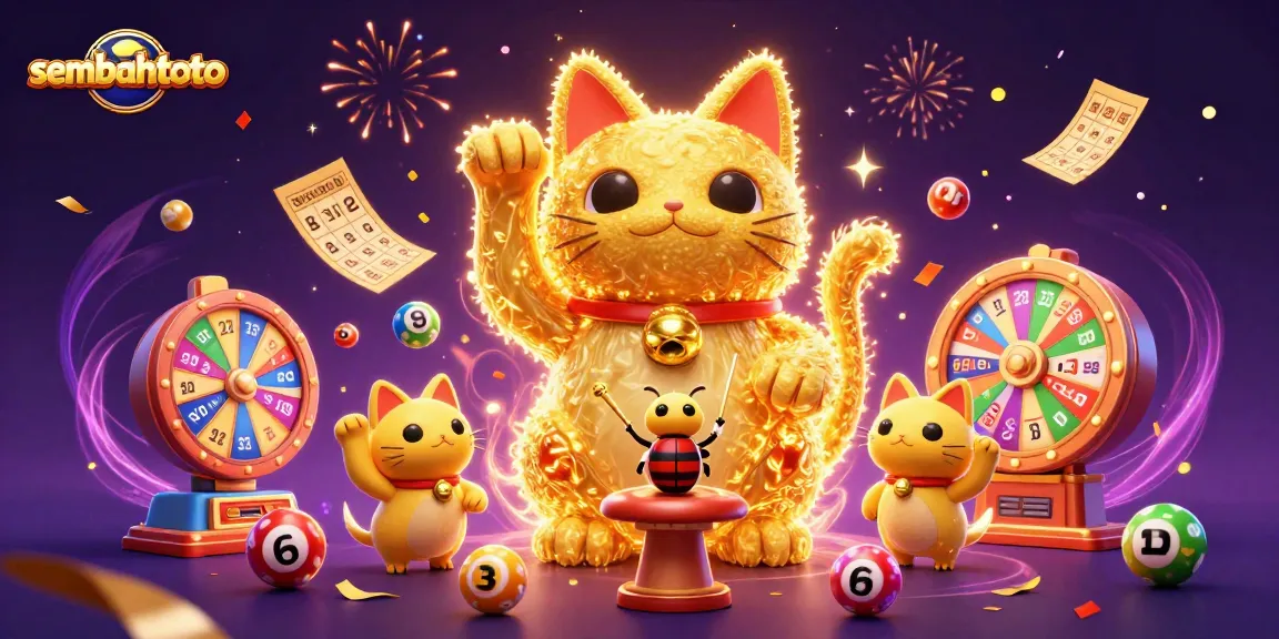 Experience the vibrancy of sembahtoto with golden fireflies and dynamic casino symbols in a festive scene.