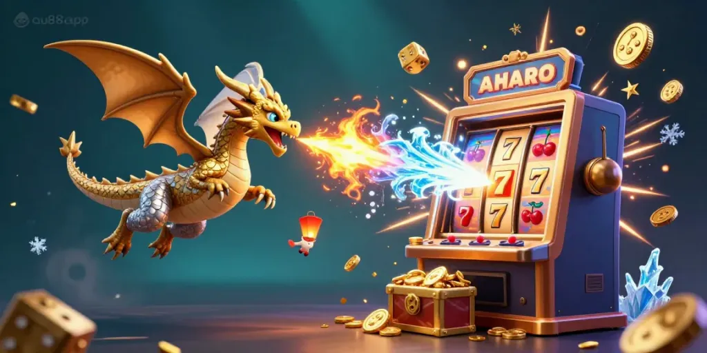 Experience the ultimate gaming fun at au88app with twin dragons and a jackpot explosion!