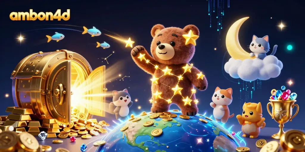 Experience ultimate fun with ambon4d's cartoon universe, overflowing with treasures and gaming excitement!