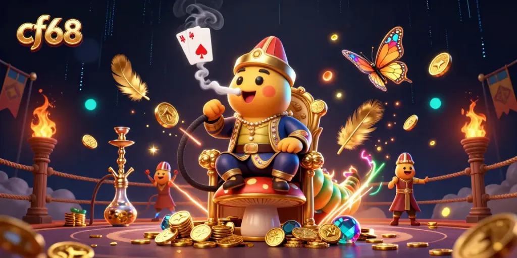 Engage in thrilling gaming at cf68, experience dynamic poker symbols and plenty of betting action.