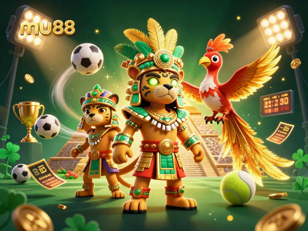Experience winning strategies with mu88 by engaging in dynamic sports betting actions in a vibrant casino scene.