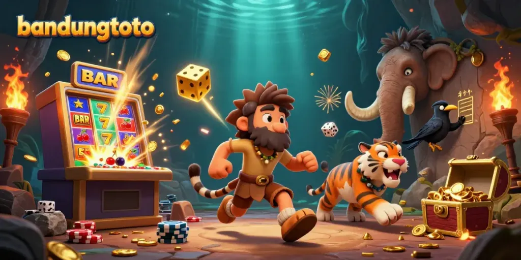 Play exciting games with bandungtoto at a vibrant prehistoric casino filled with jackpots and fun.