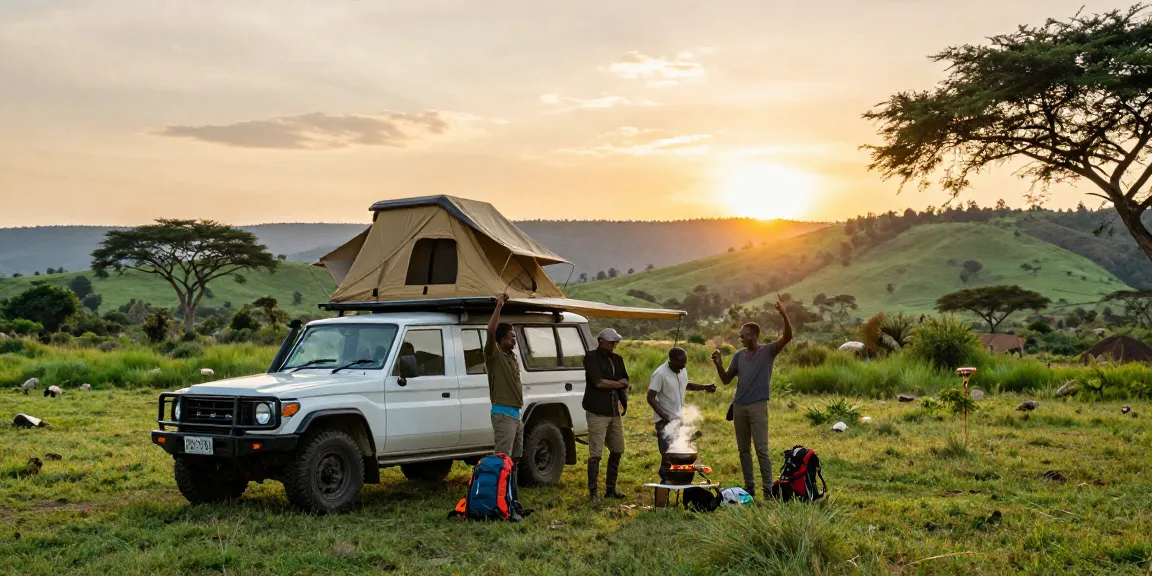 Best car hire Uganda offers 4x4 vehicles for camping and exploration in African landscapes.
