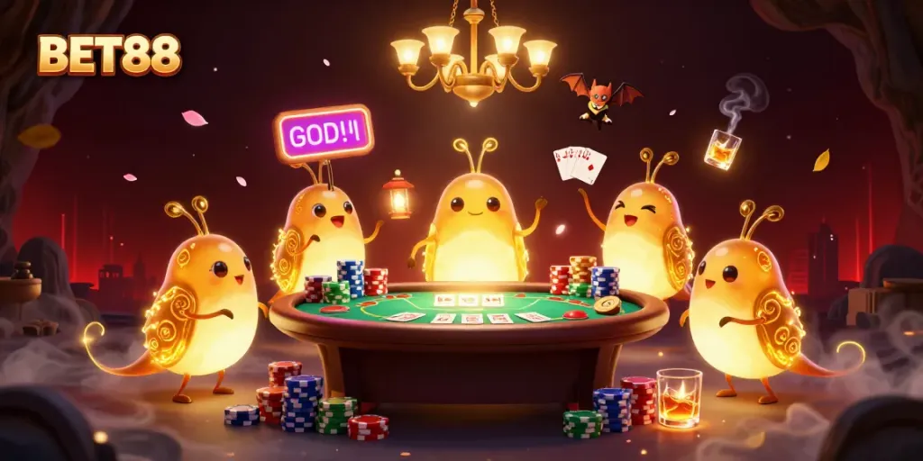 BET88 trải nghiệm sòng bạc trực tuyến với yếu tố huyền bí từ đèn lồng và đuốc