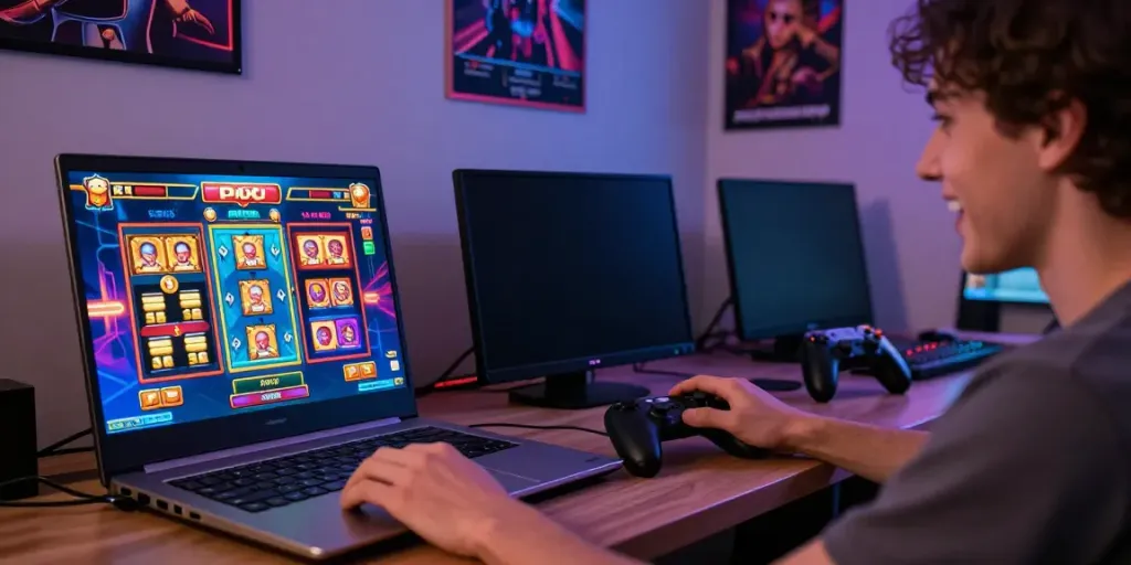 Pengalaman bermain slot online di betslots88 dengan suasana nyaman dan grafik yang cerah.