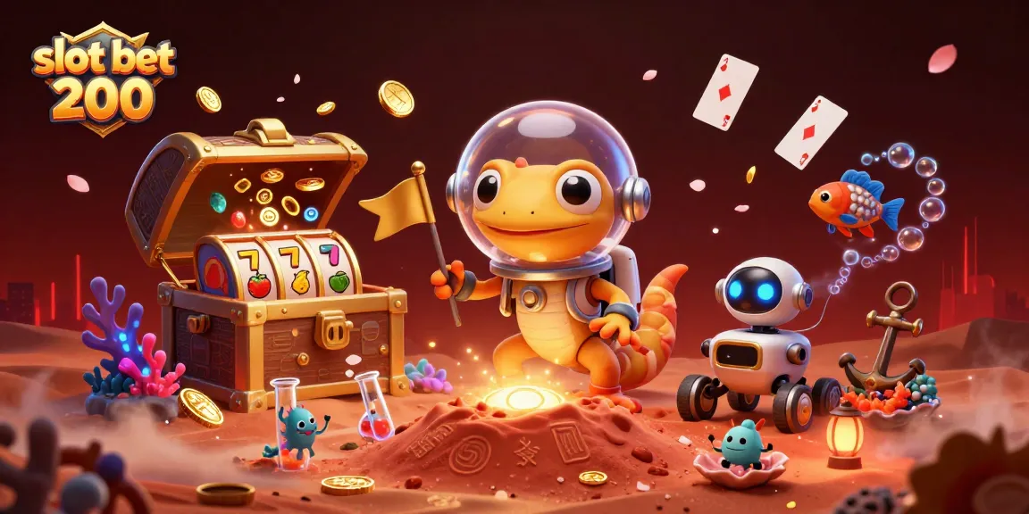 Experience the excitement of slot bet 200 with vibrant casino visuals and thrilling action.