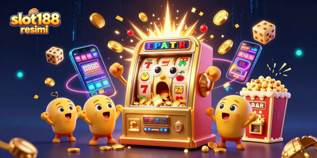 Mainkan slot188 resmi dengan mesin slot emas yang mencolok, bawa keseruan jackpots dan hadiah besar!