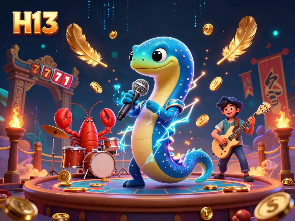 Engage with H13 at an underwater casino where an electric eel DJ lights up the show!