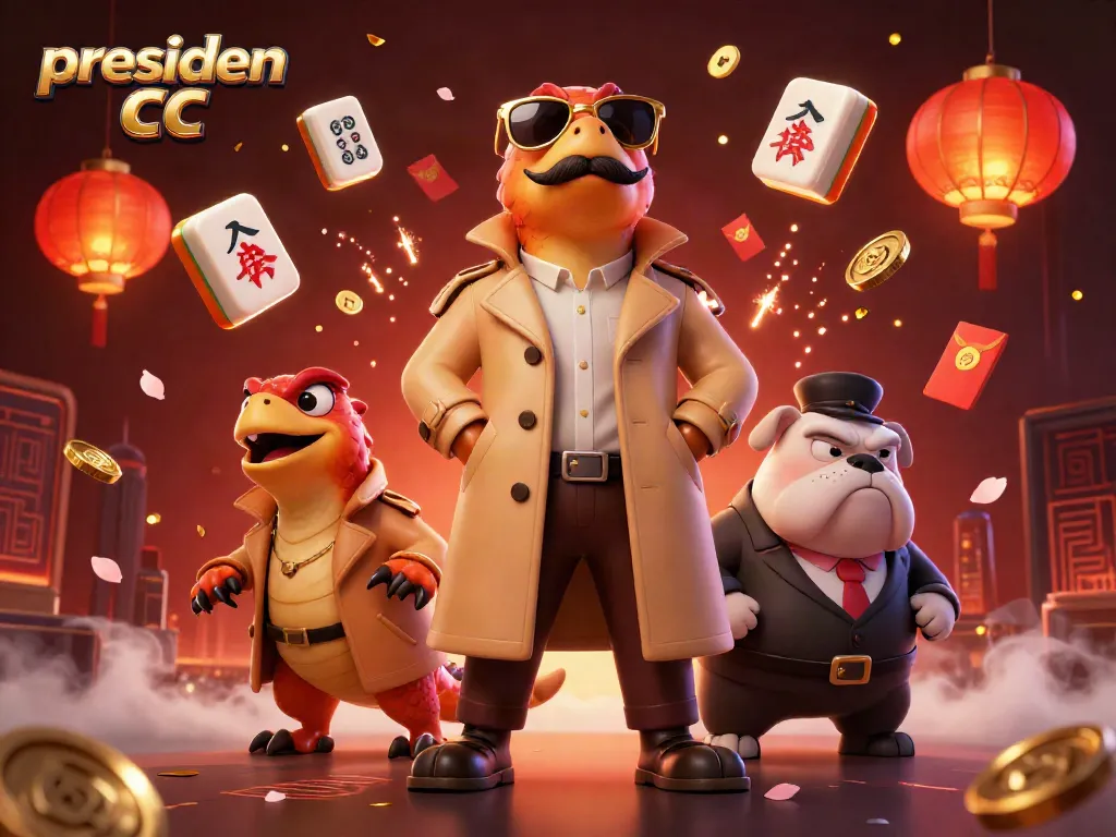 Engage with presiden cc's VIP atmosphere as raptors in disguise enter a casino lounge.