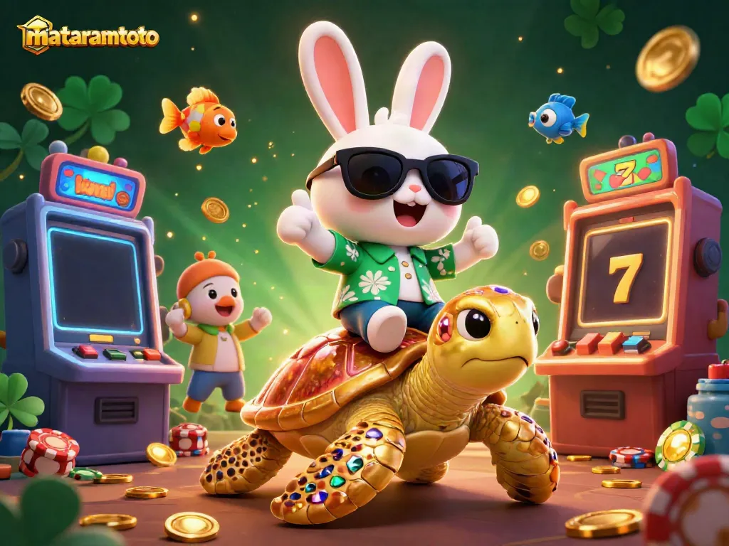 Experience excitement and wins with Mataramtoto's vibrant slots and casino characters!