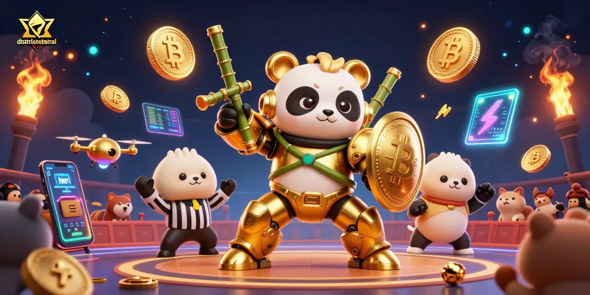 Menangkan permainan di distritoteatral dengan karakter panda emas dan elemen kasino digital.