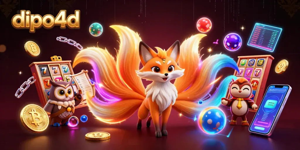 Engage with the thrilling dipo4d slot experience featuring vibrant characters and 3D casino elements.