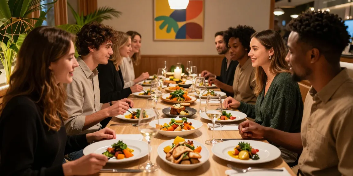 Group dining at TrestleOnTenth, highlighting Sydney303 Daftar culinary experience with vibrant dishes and warm ambiance.