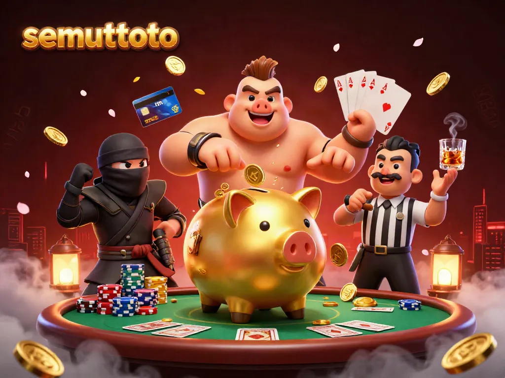 Semuttoto menghadirkan ilustrasi 3D dengan karakter unik di dunia perjudian digital.