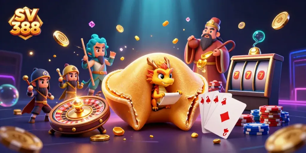 Engage in high-action gaming with SV 388 as golden rewards and animated characters come to life.