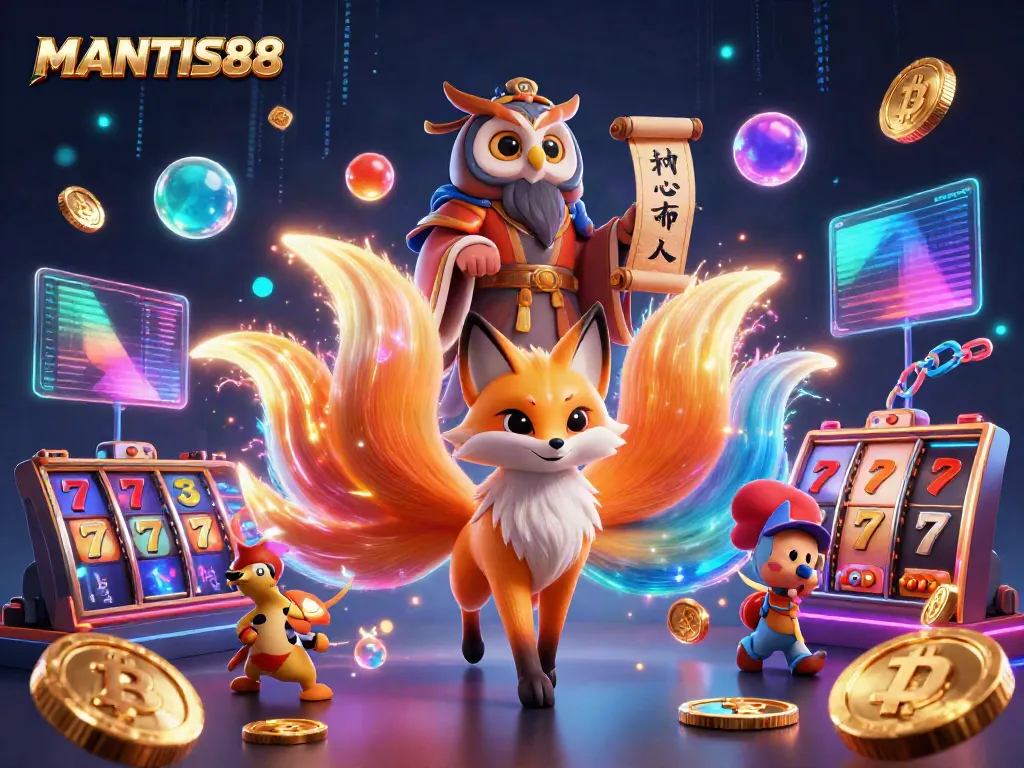 MANTIS88 illuminates the online gaming experience with vibrant 3D elements of slots and cryptos enhancing gameplay.