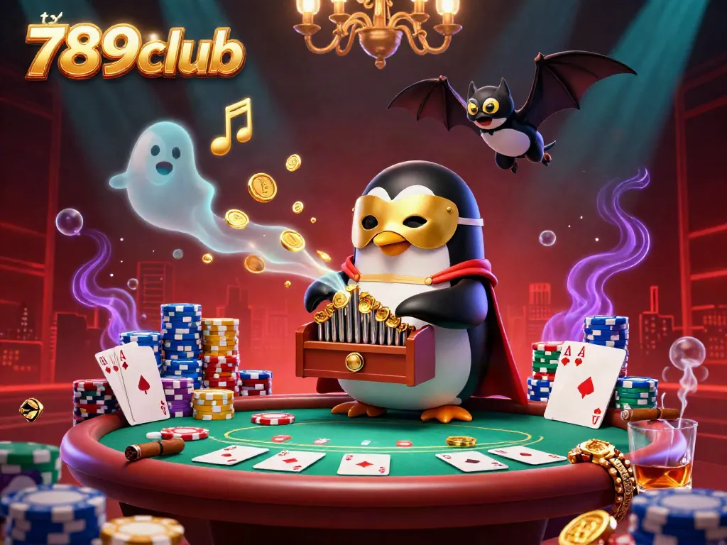 Experience thrilling gameplay at tại 789club with an immersive illustration showcasing festive casino action.