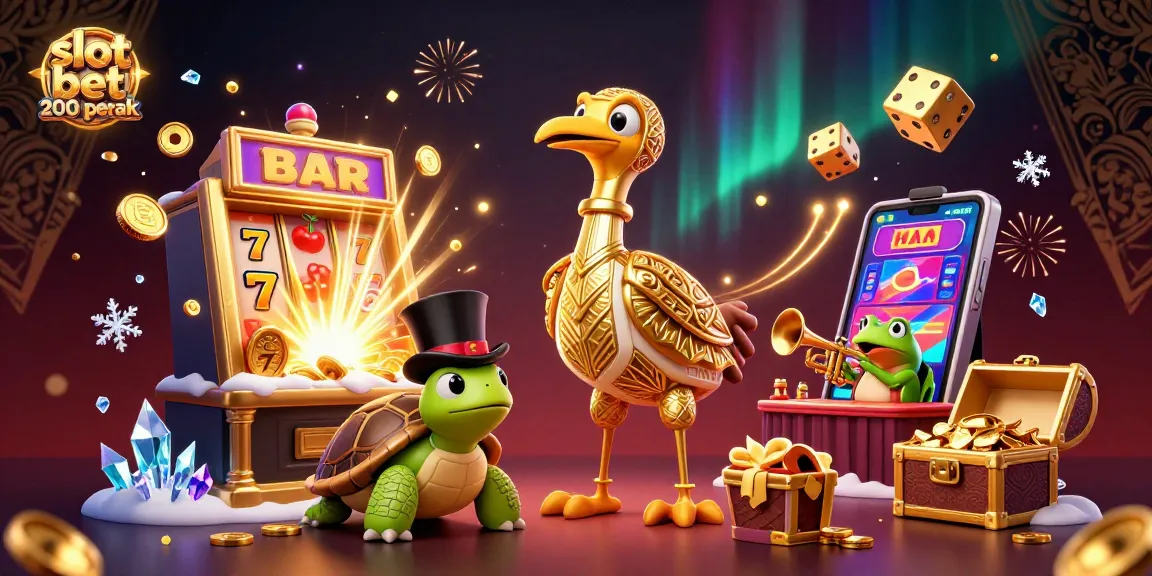 Rasakan keseruan dari slot bet 200 perak di kasino dengan mesin slot berkilau dan keberuntungan berbagai simbol.