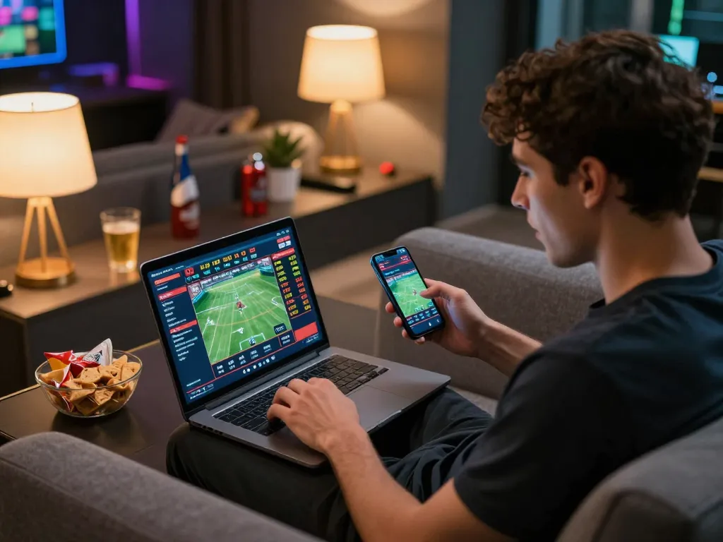 Engaging in live sports betting at home with 789bet's dynamic interface for better odds.