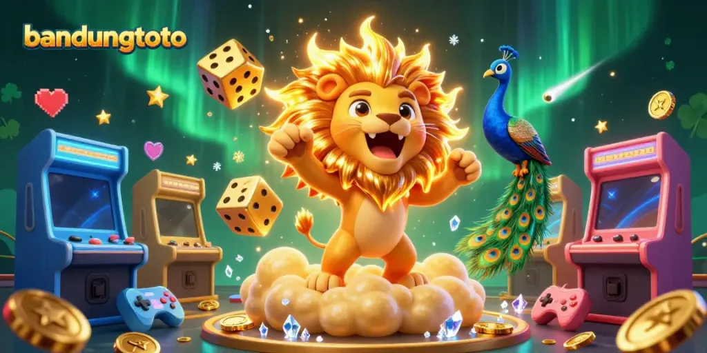 Engage with bandungtoto in a vibrant 3D gaming universe featuring lively characters and dynamic game elements.