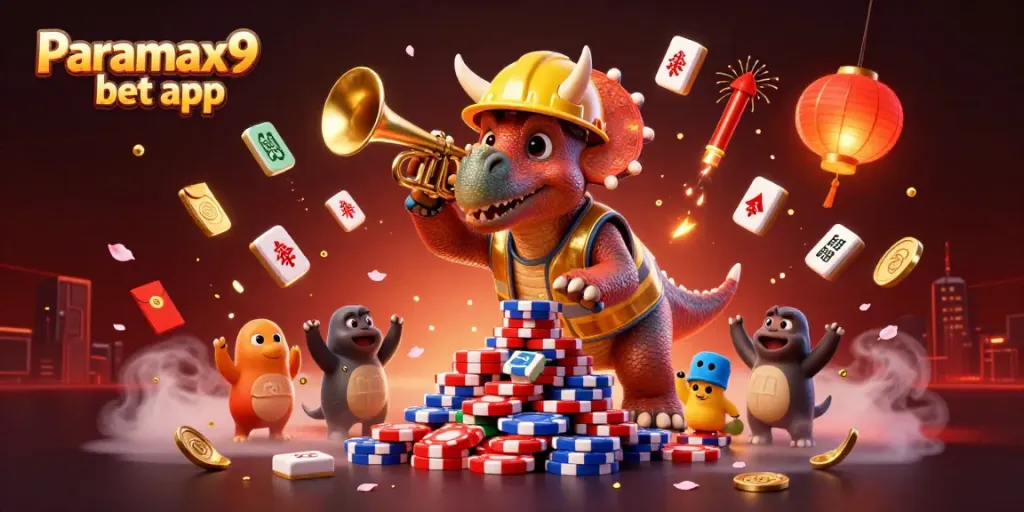 Engage with the thrilling features of the Paramax9 bet app in a vibrant digital casino scene.