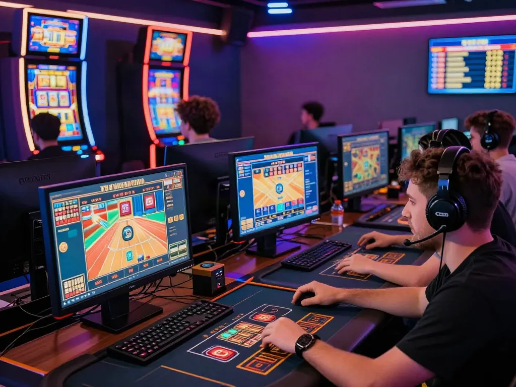 Engaged players enjoying Seributoto online gaming with vibrant graphics and interactive betting experiences.