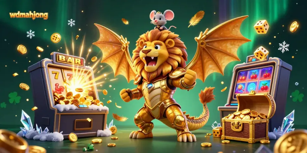 Join the thrilling wdmahjong adventure with a slot jackpot explosion and enchanting characters!