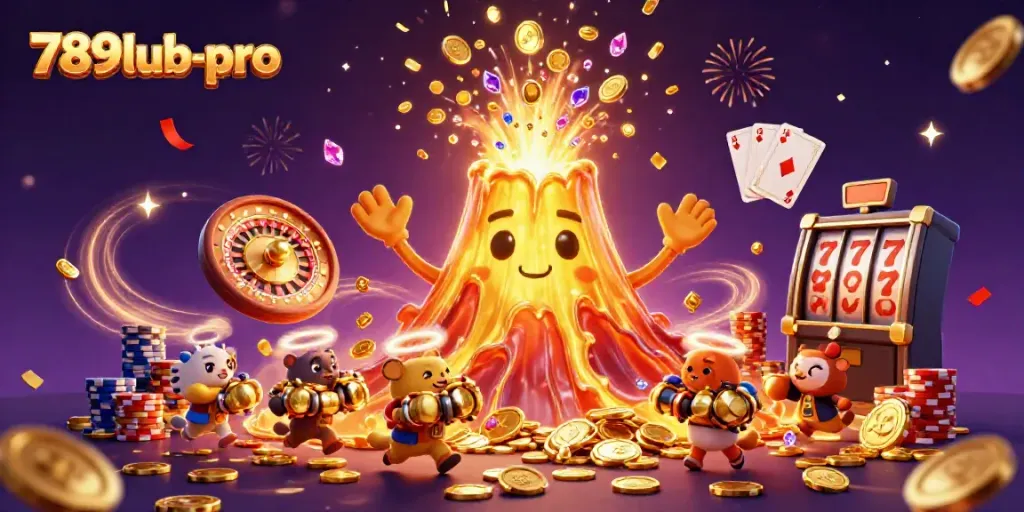 Engage with action-packed treasure hunt in 789lub-pro's casino scene.
