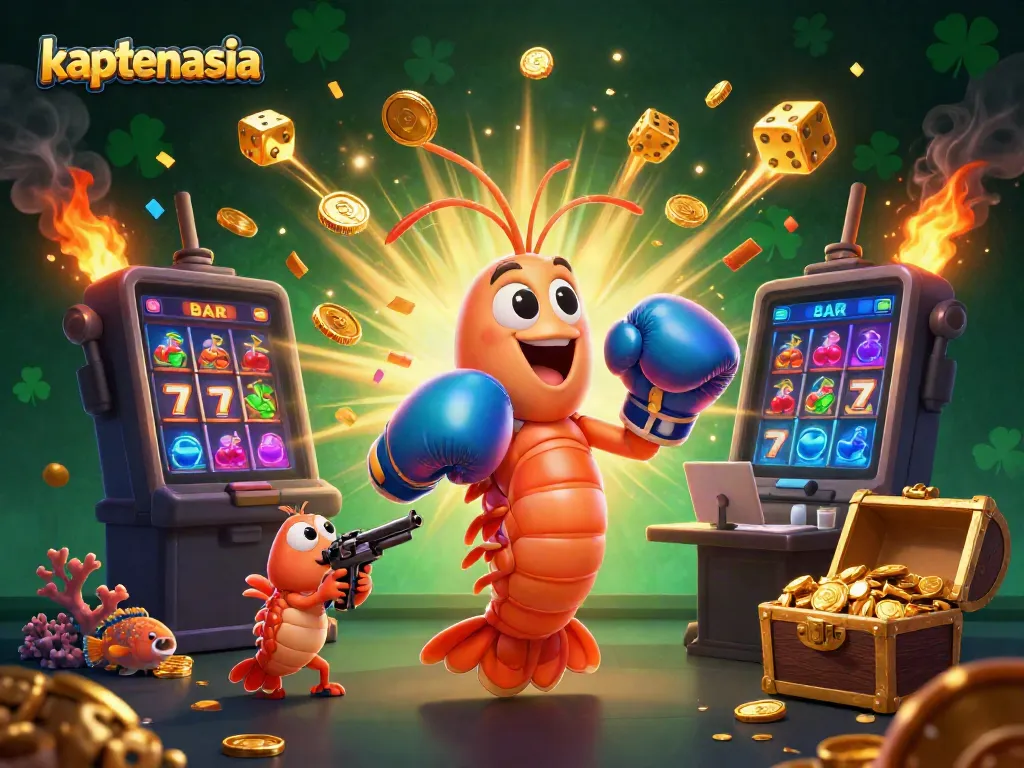 KAPTENASIA hadir dengan gambar ilustrasi 3D yang menarik, menampilkan permainan slot dengan karakter unik.