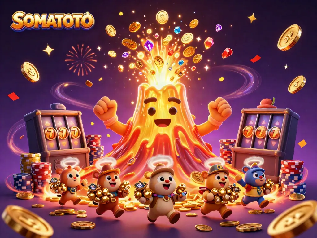 SOMATOTO offers a winning experience with vibrant, animated scenes of treasure and excitement.